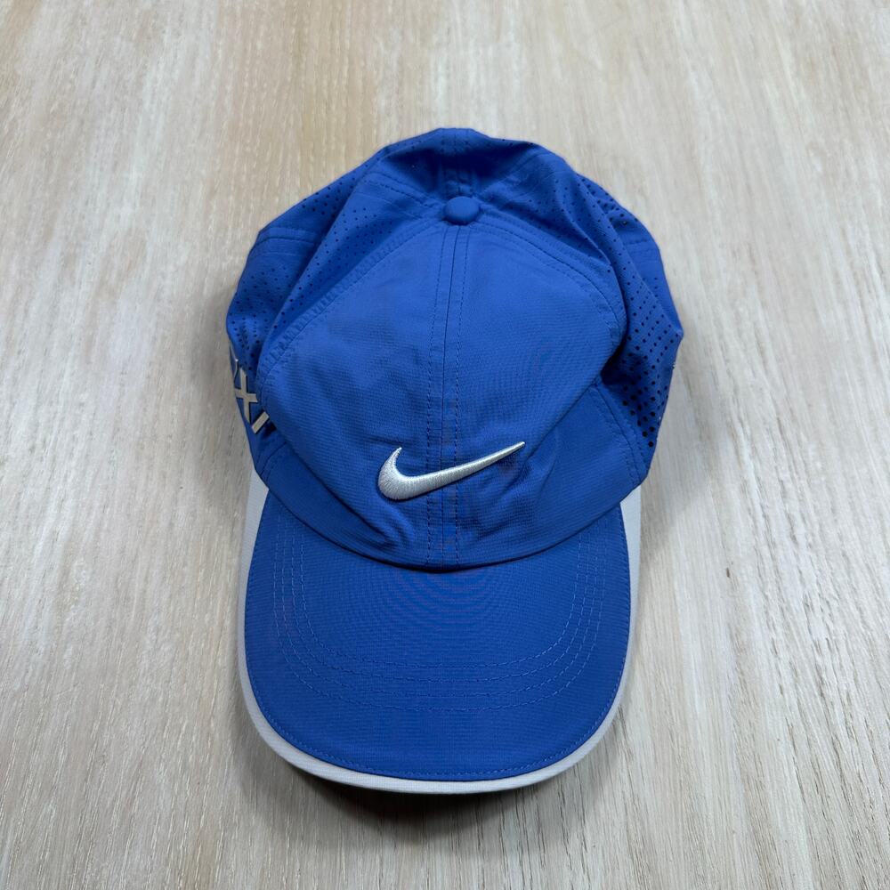 Nike Golf Dri-FIT 20XI Blue Performance Golf Hat Adjustable Strapback Cap OS